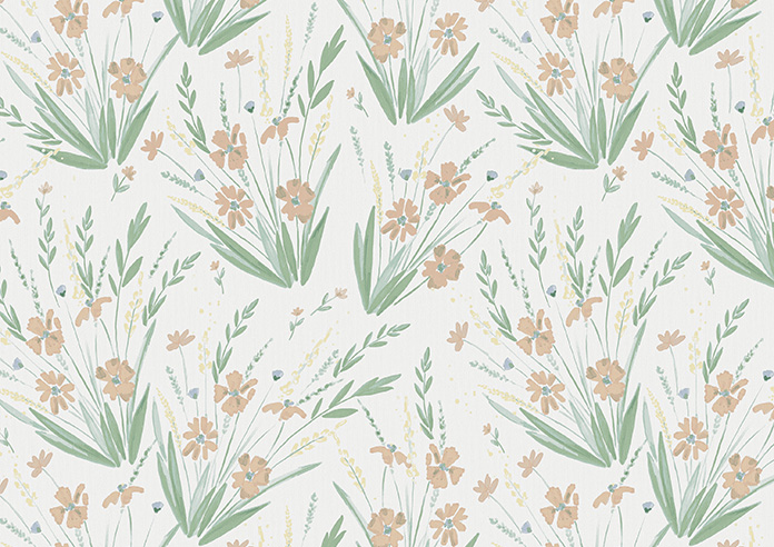 Wildflower, Apricot - Roller Blind - Image 6
